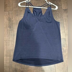 Human performances engineering strappy loose fitting  tank